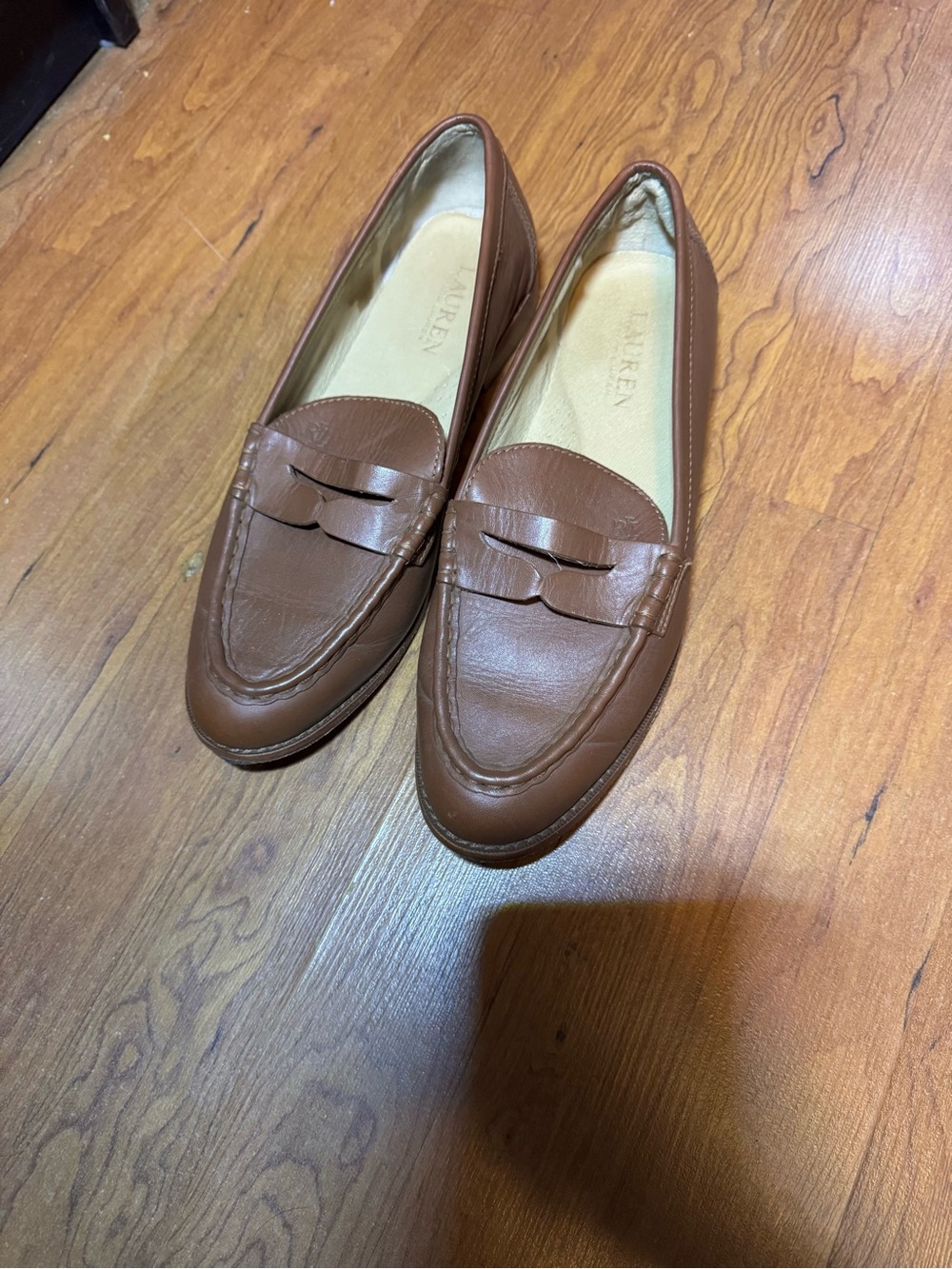 Women Wynnie Leather Loafer by Ralph Lauren